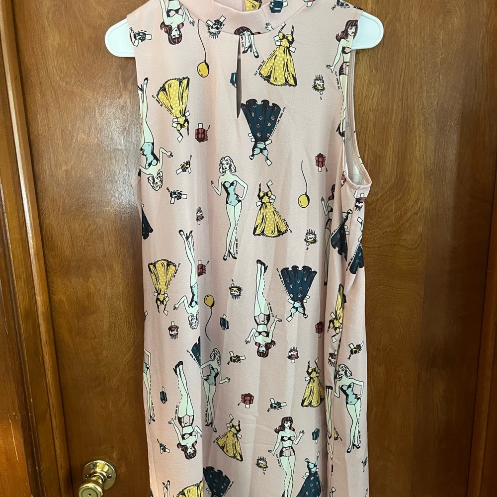 Charming Dress with Playful Print